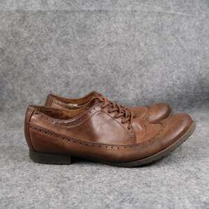 K9 Shoes Womens 8.5 Derby Oxford Wingtip Sneaker Classic Fashion Brown Round Toe
